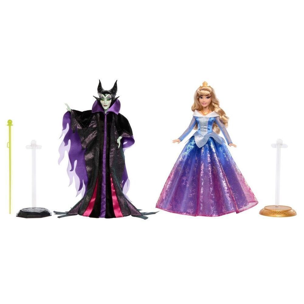 Disney Collector Maleficent & Aurora Fashion Dolls from Disney Sleeping Beauty N